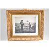 Image 3 : Two gilt framed black and white prints of Jean-Francois Millet paintings including The Gleaners and 