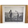 Image 4 : Two gilt framed black and white prints of Jean-Francois Millet paintings including The Gleaners and 