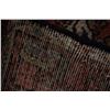 Image 3 : 100% handmade Iranian Hamadan area carpet with overall geometric design, and highlights of reds, tau