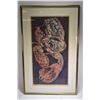 Image 4 : Eight pieces of framed artwork including batik originals etc.