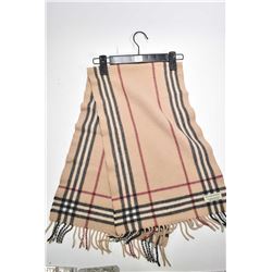 Burberry 50% wool and 50% cashmere scarf