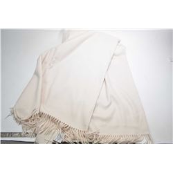 100% Cashmere shawl/ throw by Restoration Hardware