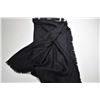 Image 1 : Louis Vuitton black monogrammed silk wool scarf, note missing original labelling