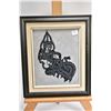 Image 2 : Three framed Tibetan cut works