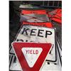 Image 1 : 48"x 48"  & Other Sizes Portable Traffic Control Signs (Asst)