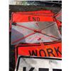 Image 2 : 48"x 48"  & Other Sizes Portable Traffic Control Signs (Asst)