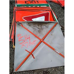 Traffic Control  Signs Large Size / Asst Lot