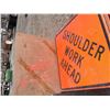 Image 2 : 48 x 48 Wood Traffic Control Signs Asst