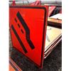 Image 1 : 48 x 48 Wood Traffic Control Signs Asst
