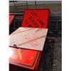 Image 1 : 48 x 48 Wood Traffic Control Signs Asst