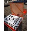 Image 1 : Lrg Wood Traffic Control Sign Asst x8