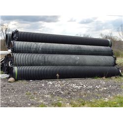 Drainage Pipe, Approx  20ft x 24"  Perforated/ Over $500.00 Each New