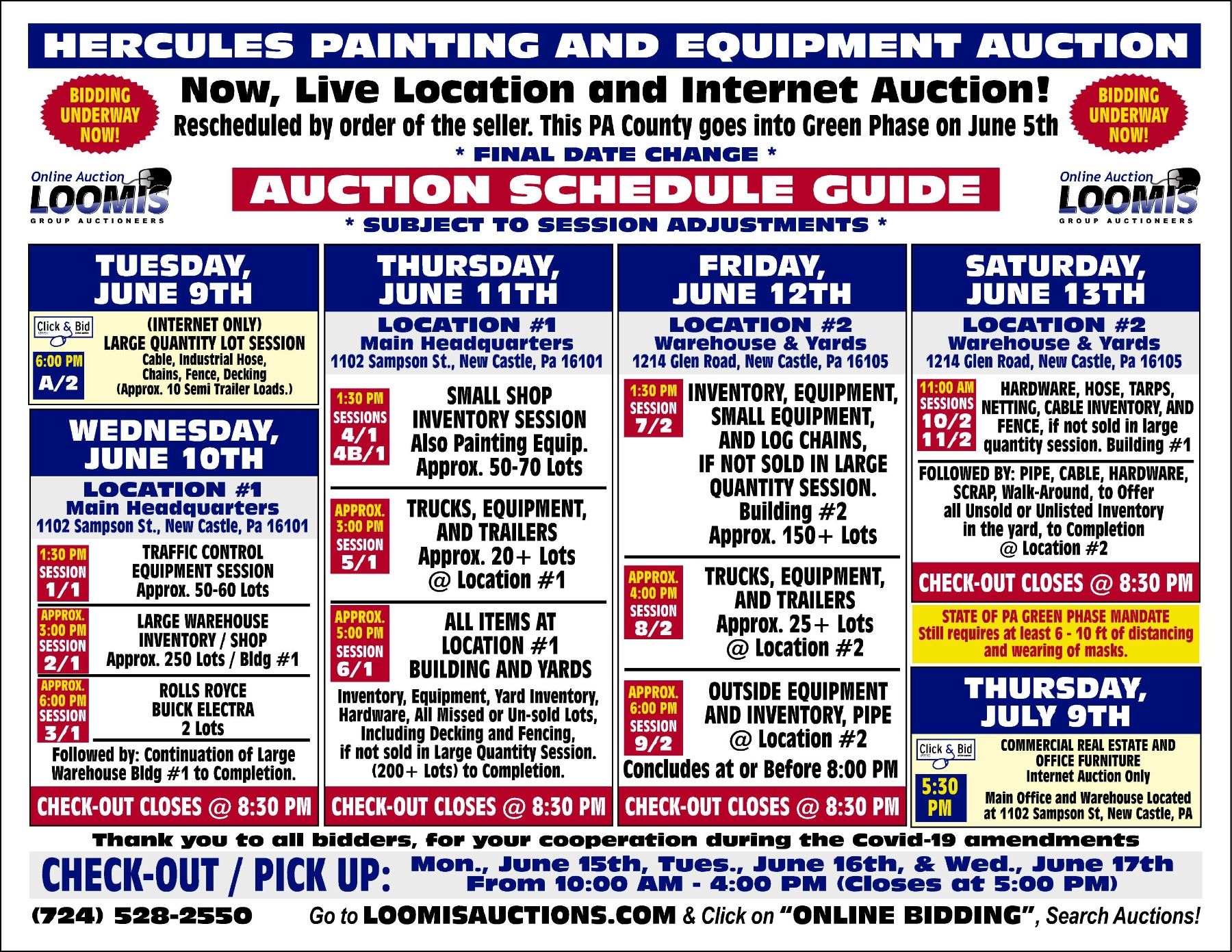 AUCTION SCHEDULE / NOW LIVE AUCTIONS / IMAGE GALLERY LINK