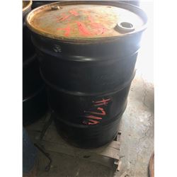 DRUM OF SANDBLASTING GRIT / / FULL