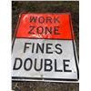 Image 1 : Large Retangle Work Zone Signs