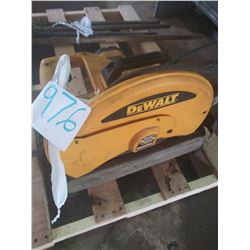 DEWALT 14" CHOP SAW, W/ KEYLESS BLADE CHANGE SYSTEM