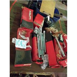 ASSORTMENT OF NEW HILTI ANCHOR BOLTS, HCA COIL ANCHORS