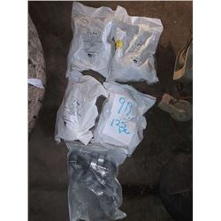 125 PC NEW HD GALVANIZED STEEL LOOP STRAPS
