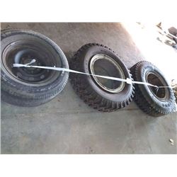 LOT OF 3 MOUNTED TIRES