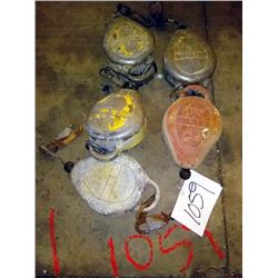 LOT OF 5 SELF-RETRACTING LIFELINES
