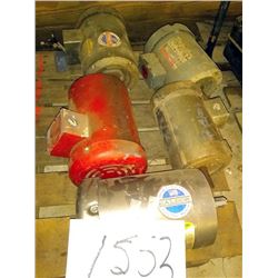 LOT OF 5 INDUSTRIAL MOTORS/WORK