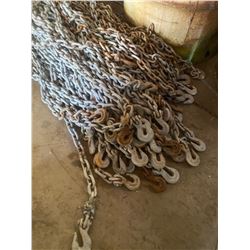 6 FT. LENGTH - 3/8 AND 5/16 IN. CHAIN W/ HOOKS