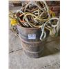 Image 1 : 55 GALLON DRUM OF VARIOUS SIZED ROPE