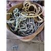 Image 1 : 55 GALLON DRUM OF VARIOUS SIZED ROPE
