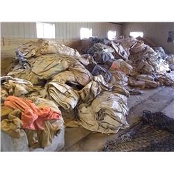 LARGE INDUSTRIAL TARP LOT ( APPX TRUCK LOAD)