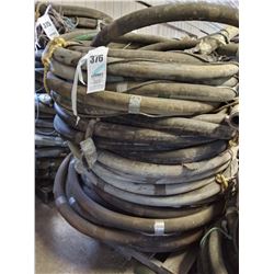 SKID OF INDUSTRIAL SANDBLASTING HOSE w/ FITTINGS