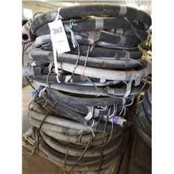 SKID OF INDUSTRIAL SANDBLASTING HOSE w/ FITTINGS