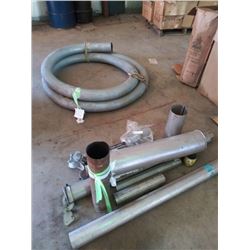 NEW EXHAUST PIPE AND PARTS