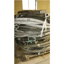 SKID OF INDUSTRIAL SANDBLASTING HOSE w/ FITTINGS