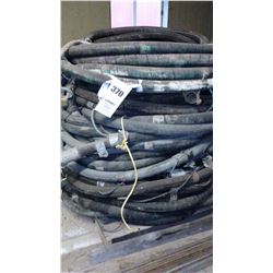 SKID OF INDUSTRIAL SANDBLASTING HOSE w/ FITTINGS