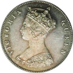 Hong Kong. Victoria Proof 10 Cents 1863, KM6.1, plain edge, Proof Victoria Proof 10 Cents 1863,