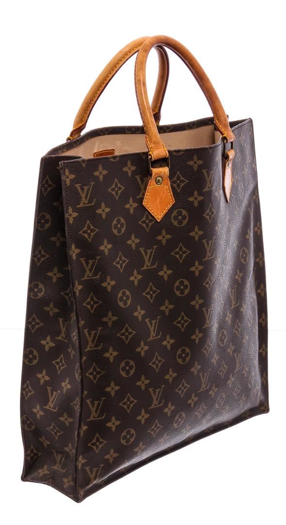 lv sac plat tote bag