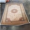 Image 1 : UNIQUE CREAM 5FT 2 INCH X 7 - 1/2 FOOT TURKISH AREA CARPET