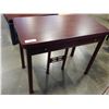 Image 1 : MAHOGANY FLIP OVER TABLE AND 2 LEAFS