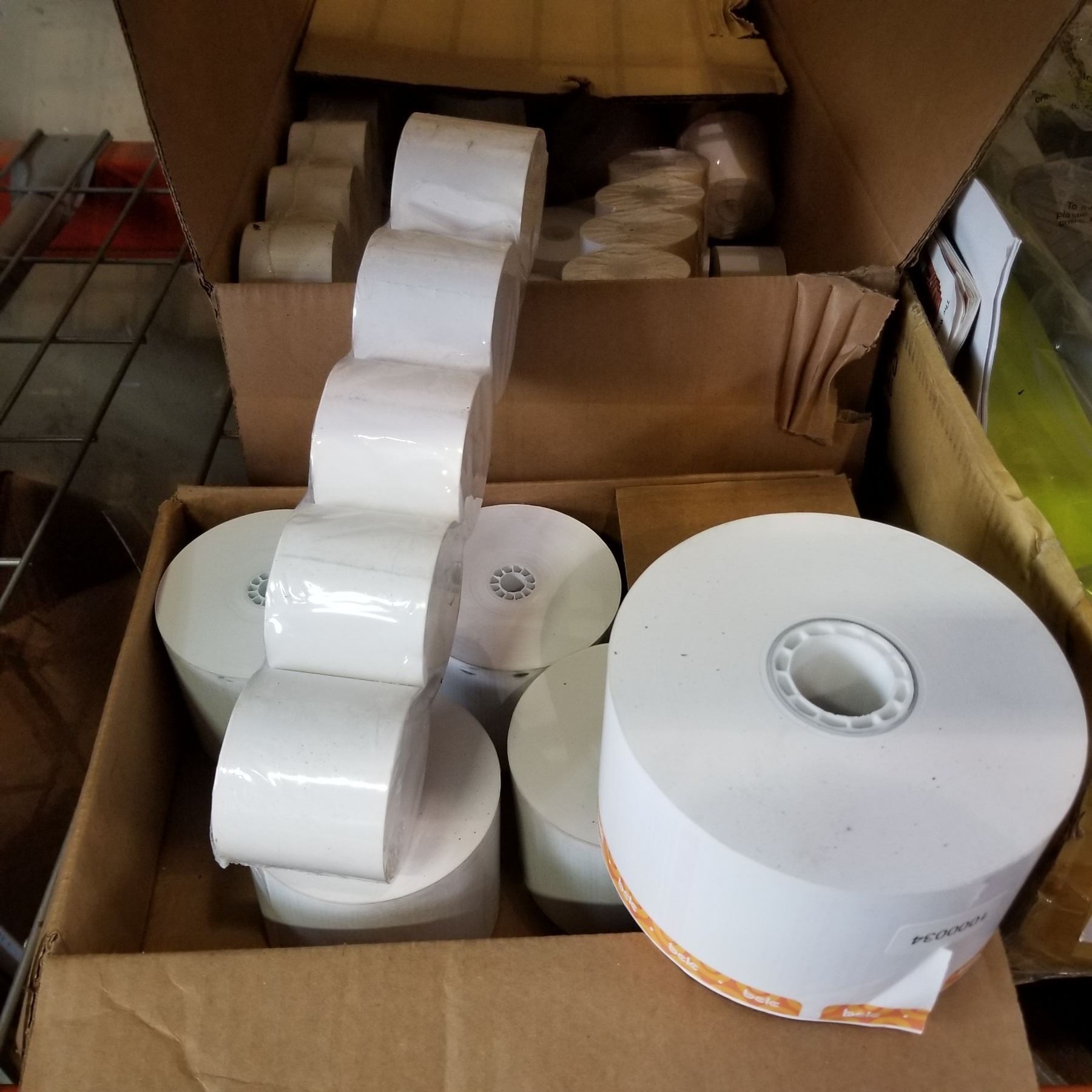 LOT OF RECEIPT PAPER ROLLS lot-of-receipt-paper-rolls