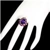 Image 1 : Natural Brazil  Amethyst 14x10mm & Red Ruby Ring