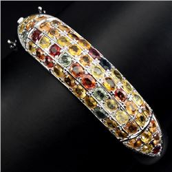 Natural Fancy Color Sapphire 163.14 Cts Bangle