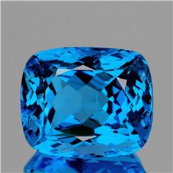 NATURAL AAA SWISS BLUE TOPAZ 56.40 Ct - FL