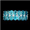Image 3 : Natural Brazil Neon Blue Apatite Ring