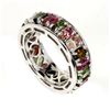 Image 1 : Natural  Multi-Color Tourmaline Ring