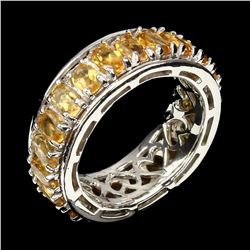 Natural Yellow Citrine Ring