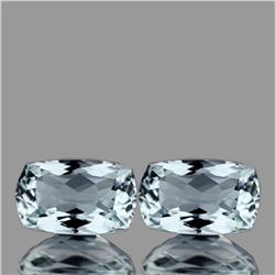 Natural Light Sky Blue Aquamarine Pair 8x5 MM - FL