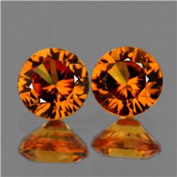 Natural Golden Yellow Sapphire Pair 4.20 MM - VVS