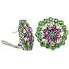 Image 2 : NATURAL RHODOLITE GARNET PERIDOT & CHROME DIOPSIDE