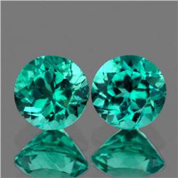 Natural  Paraiba Green Blue Apatite 7.00 mm - VVS