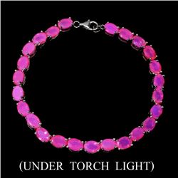 Natural Ethopian Pink Opal 68.24 Cts Bracelet